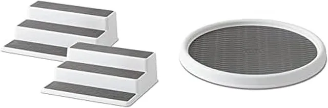Copco 3-tier spice rack 2-pack + 12-inch turntable