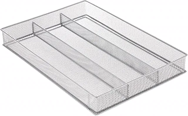 Copco 2555-7872 Large Mesh 3-Part In-Drawer Utensil Organizer, 16.1 x 11.5-Inch
