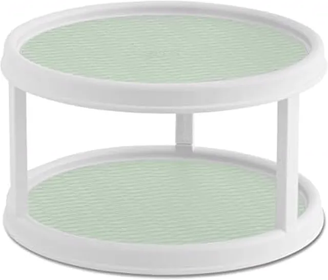 Copco Non-Skid 2 Tier Turntable, 12 inch, Pistachio
