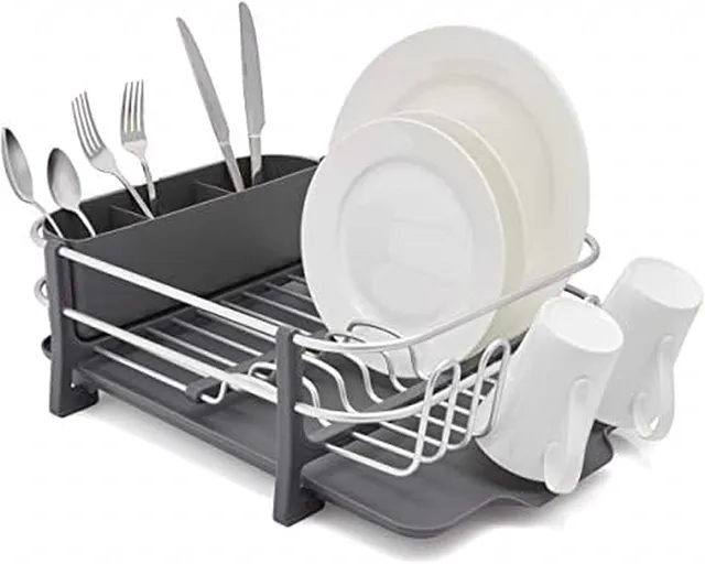 Copco 5257455 Rust Proof Aluminum Dish Rack, Silver, One Size