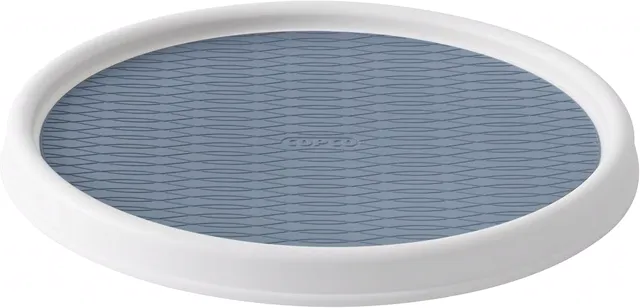 Copco Basics Non-Skid Turntable, 12-Inch, Faded Denim