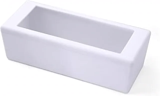 Copco White Quart, Sandwhich, or Snack Size Reusable and Disposable Storage Bag Organizer, with Removable Lid and Multi-Configuration