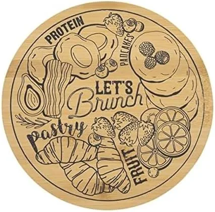Copco bamboo lazy susan, 10-inch in Let’s Brunch for an upper cabinet or pantry shelf