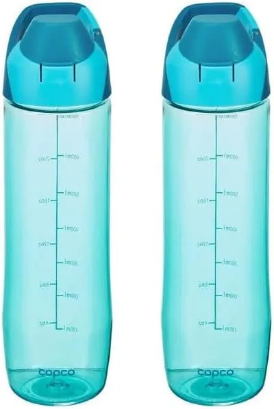 Copco ClipGo 24 oz bottles with clip handles for a backpack