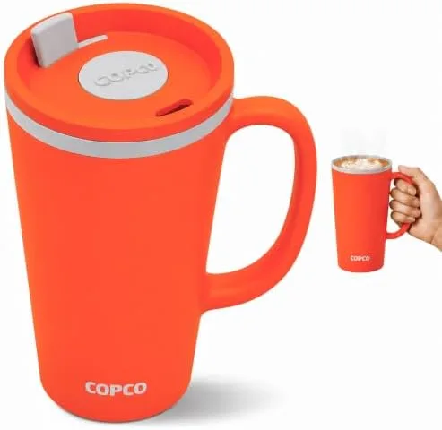 Copco cone 16 oz desk mug in Orange