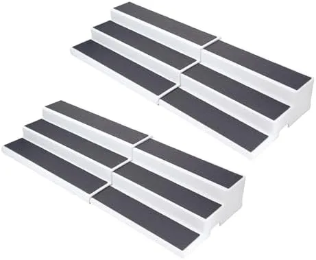 Copco pro expandable 3-tier organizer, set of 2 in Gray
