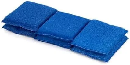 Copco blue scrub sponges, six to a pack
