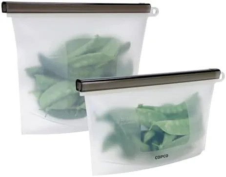 Copco silicone storage bags, small + medium, set of 2